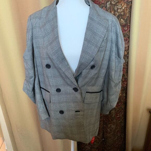 JOIE TOMIKA RUCHED SLEEVE BLAZER - Picture 3 of 7